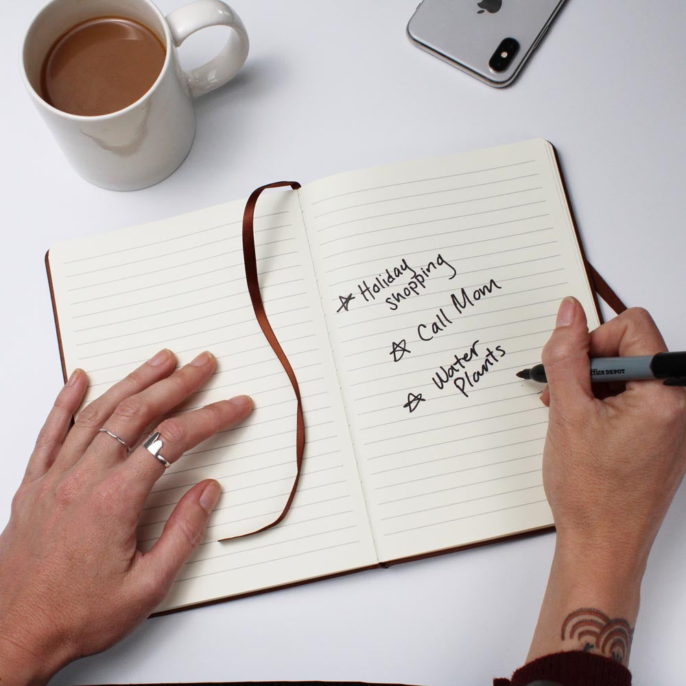 Vegan Leather Journal – Grow & Reflect Edition