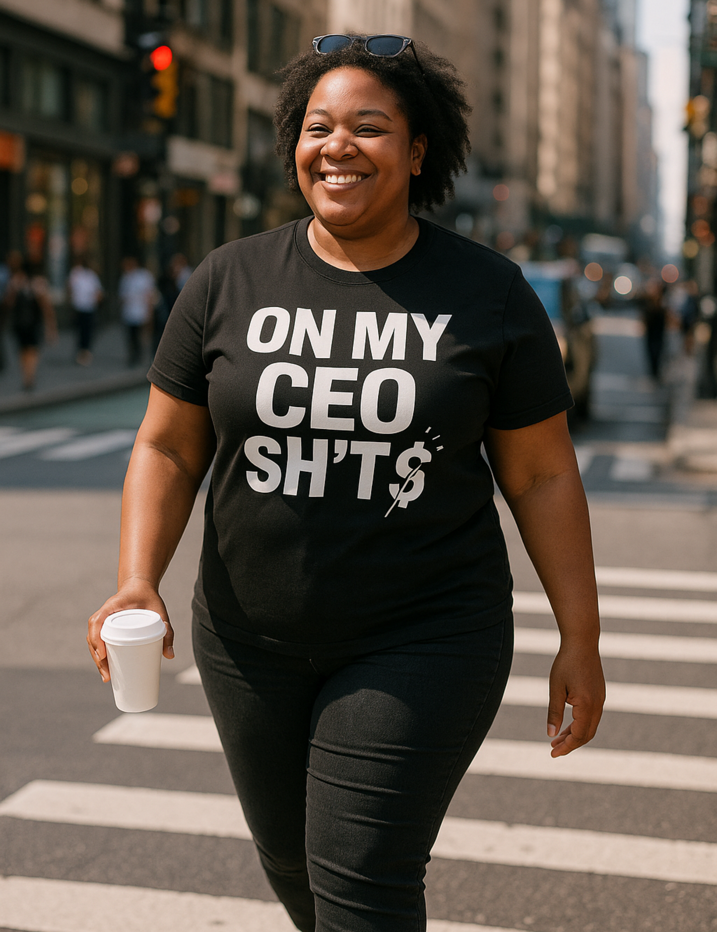 ON MY CEO SH*T – Bold Statement Tee for Women/Men in Charge