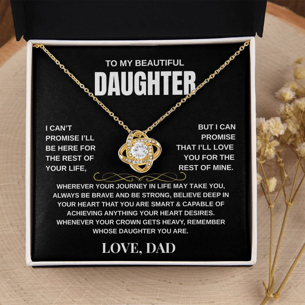 To My Daughter | Love Knot Necklace