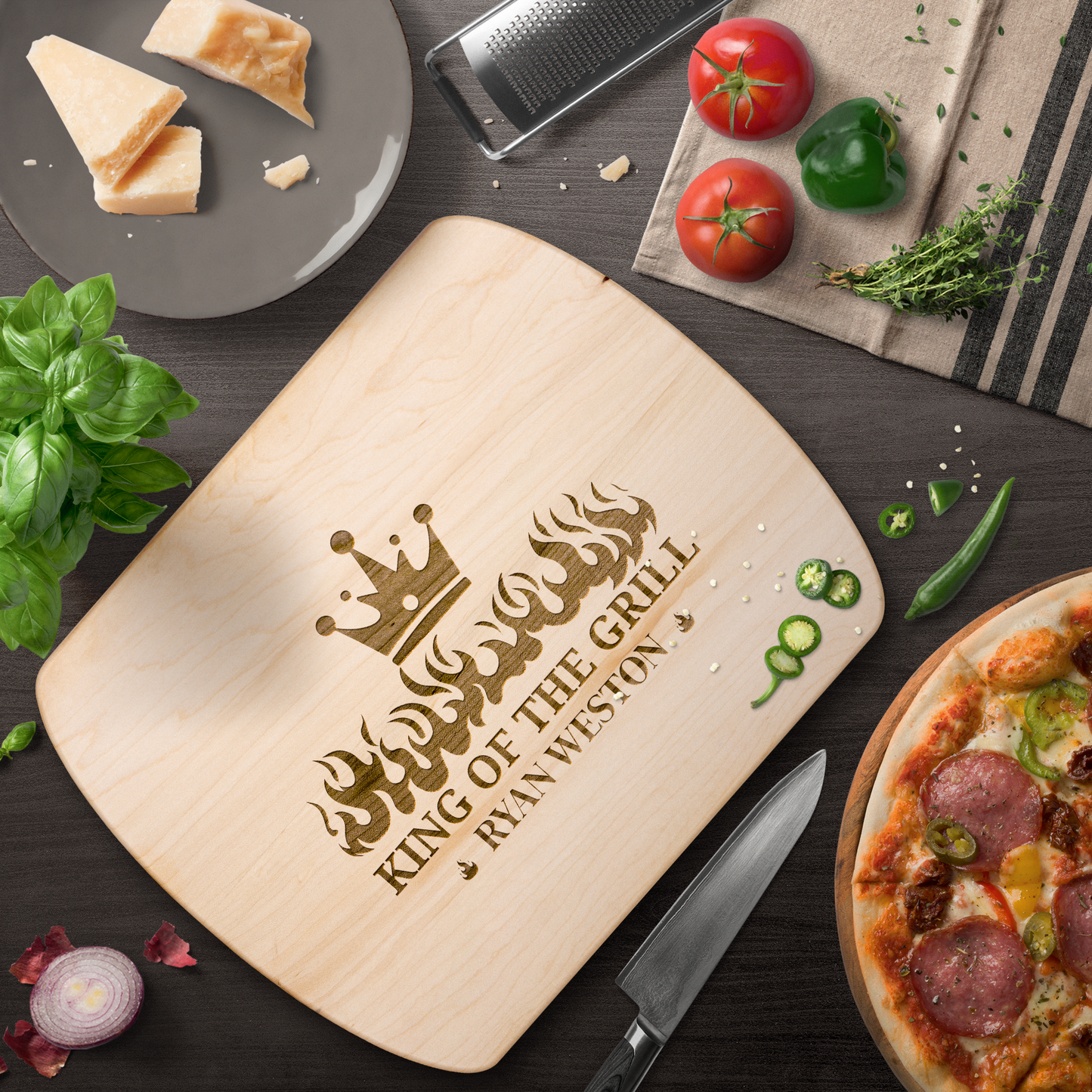GRILLING |WOOD CUTTING BOARD