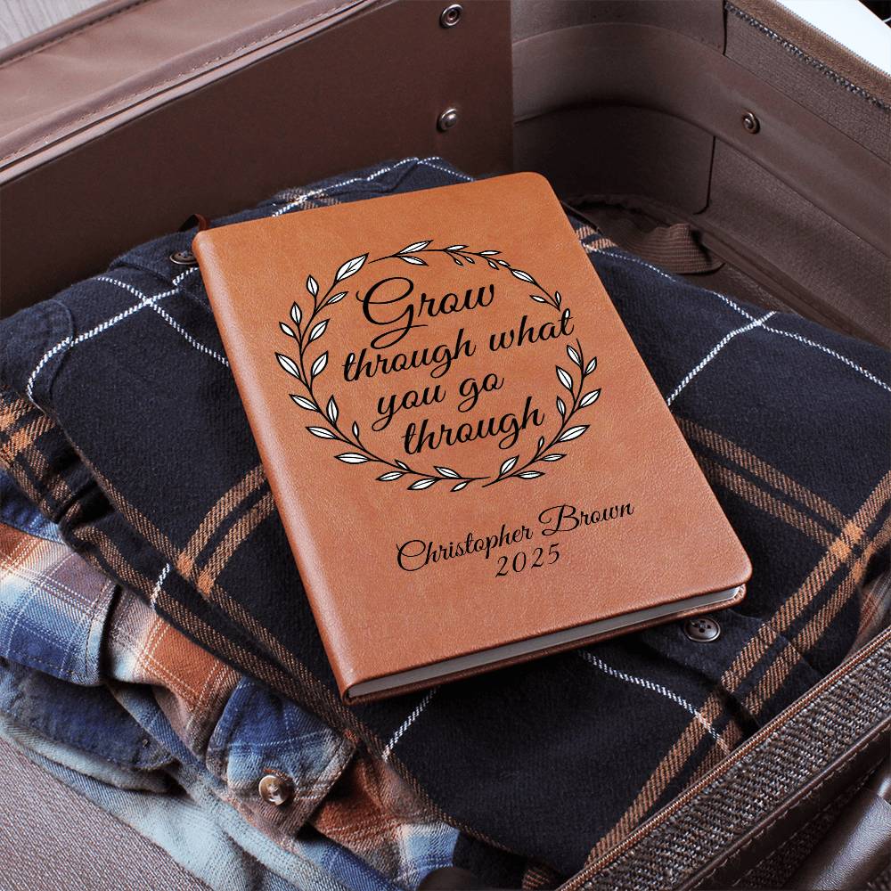 Vegan Leather Journal – Grow & Reflect Edition
