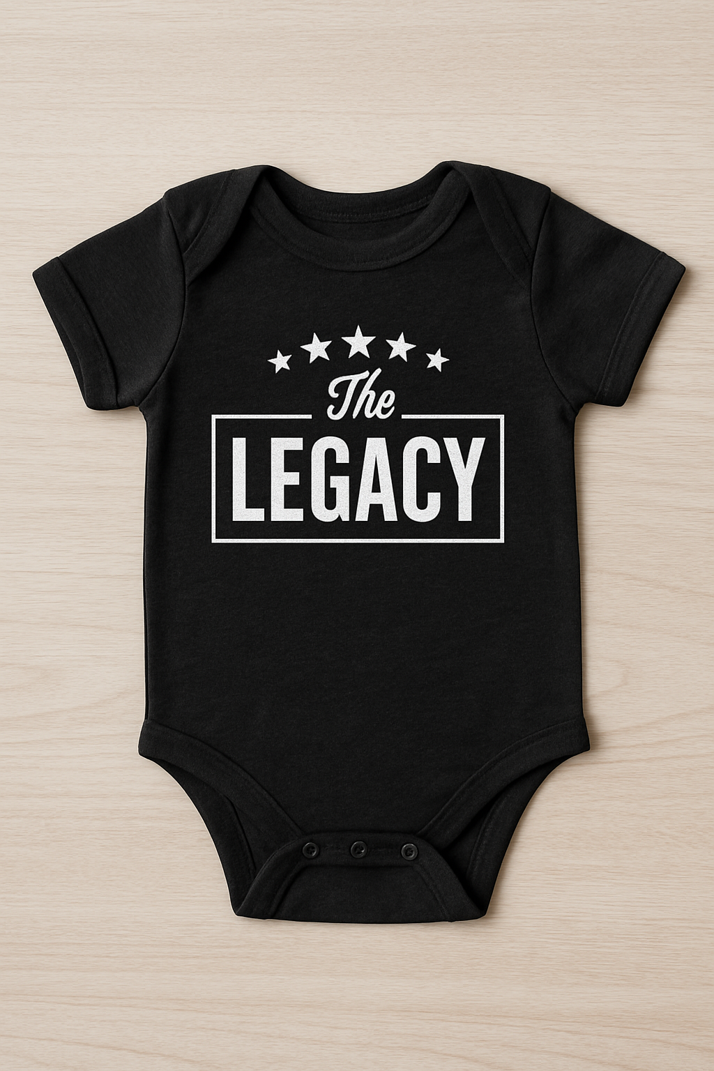 🖤 The Legend & Legacy™ Matching Dad and Baby Shirt + Onesie Set