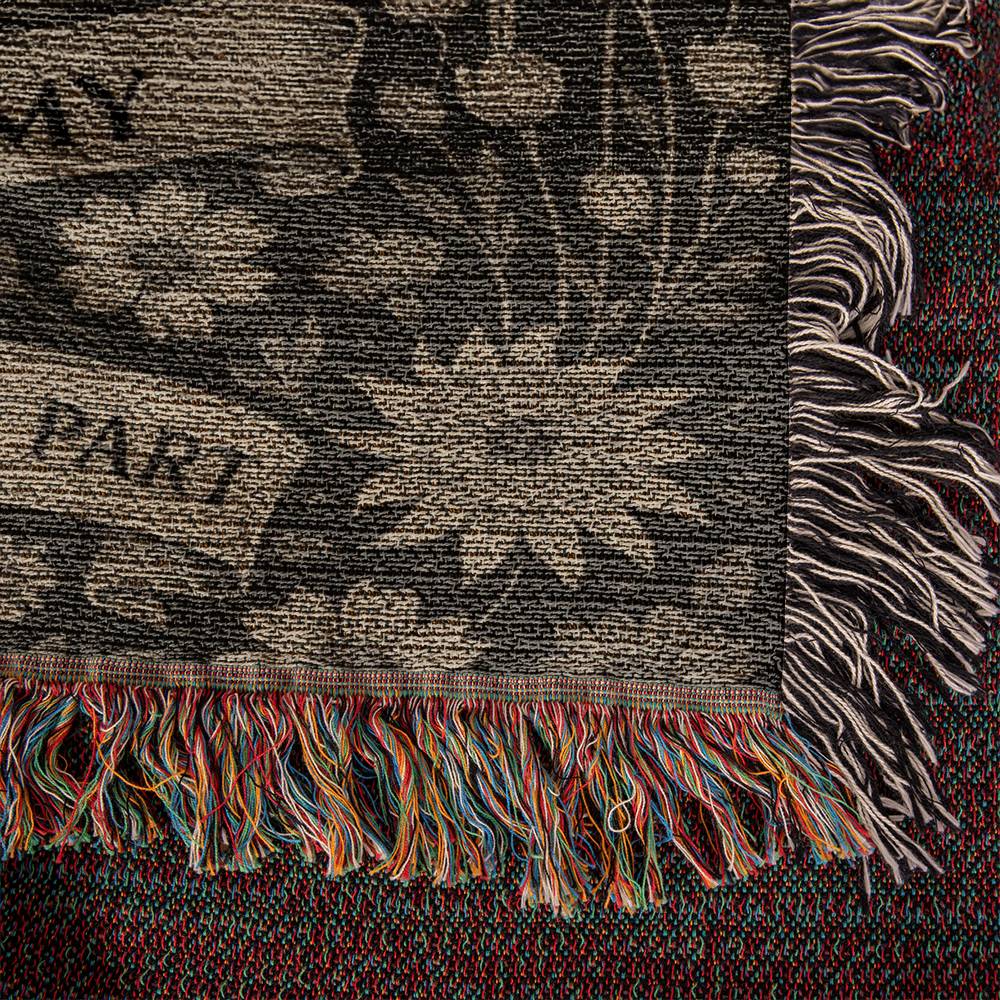 “Til Death Do Us Part” – Personalized Halloween Ghost Couple Blanket (Heirloom Woven Throw)