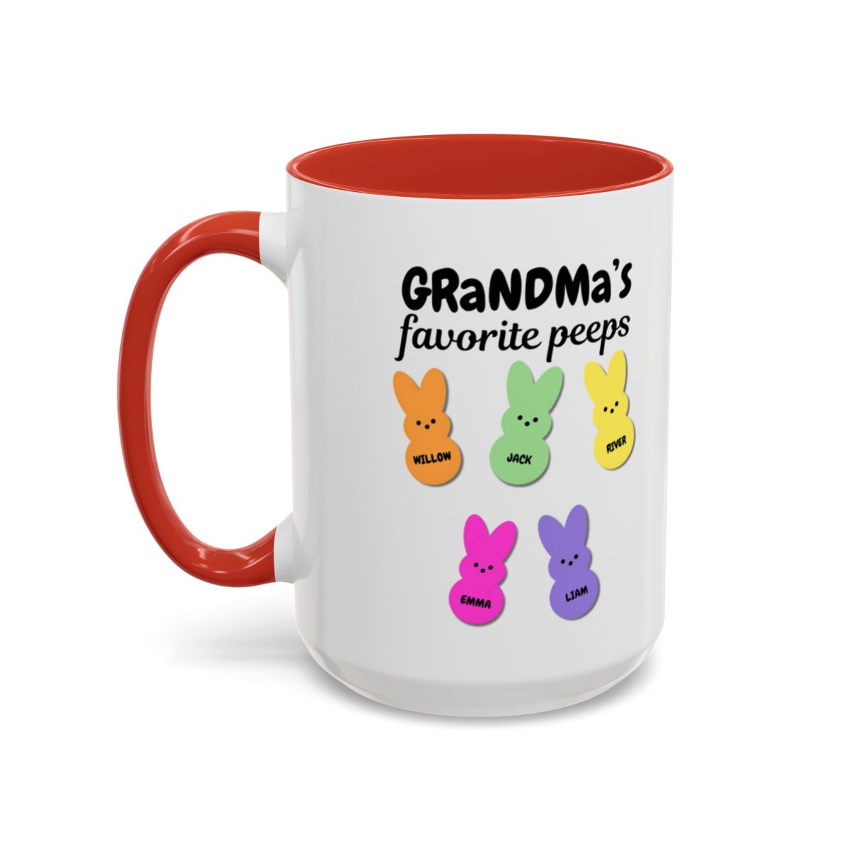Grandma's Peeps Accent Coffee Mug