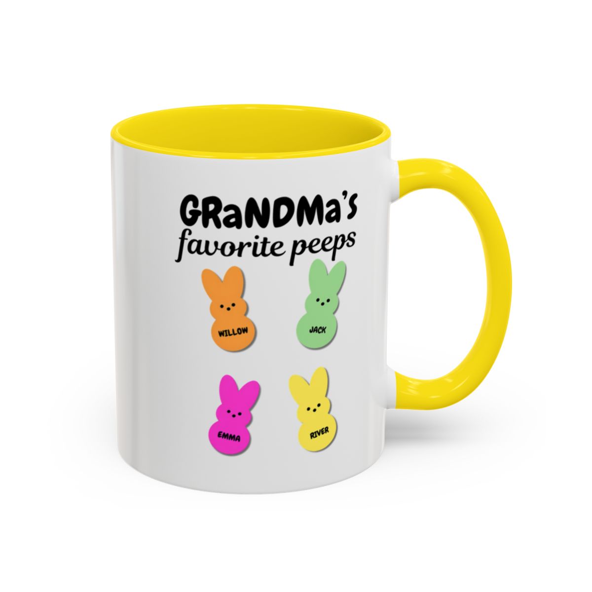 Grandma's Peeps Accent Coffee Mug