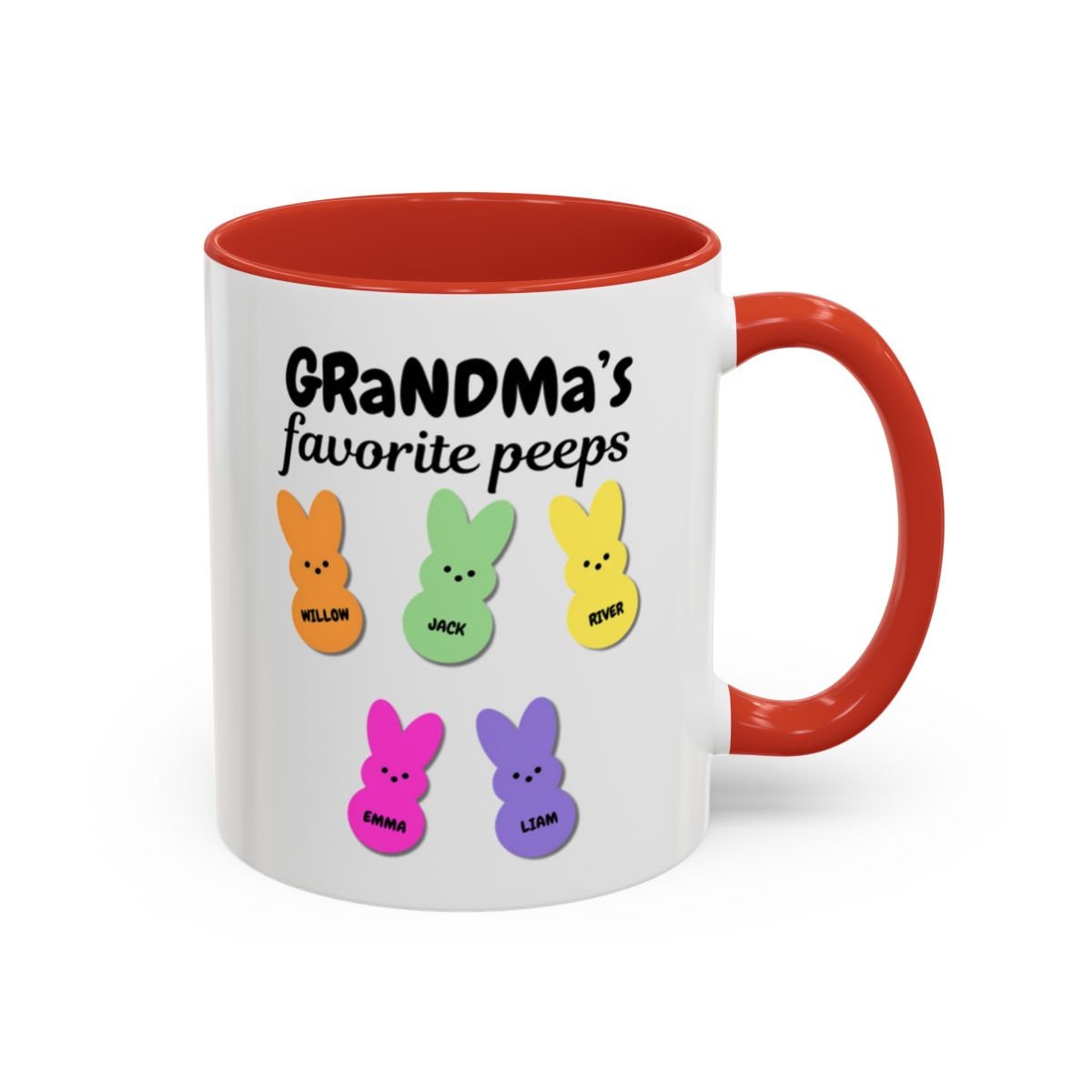 Grandma's Peeps Accent Coffee Mug