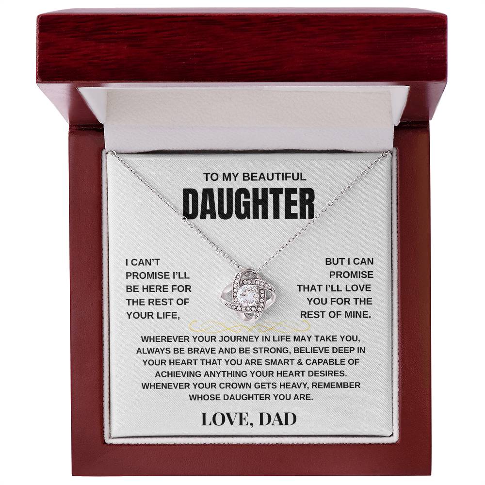To My Daughter | Love Knot Necklace