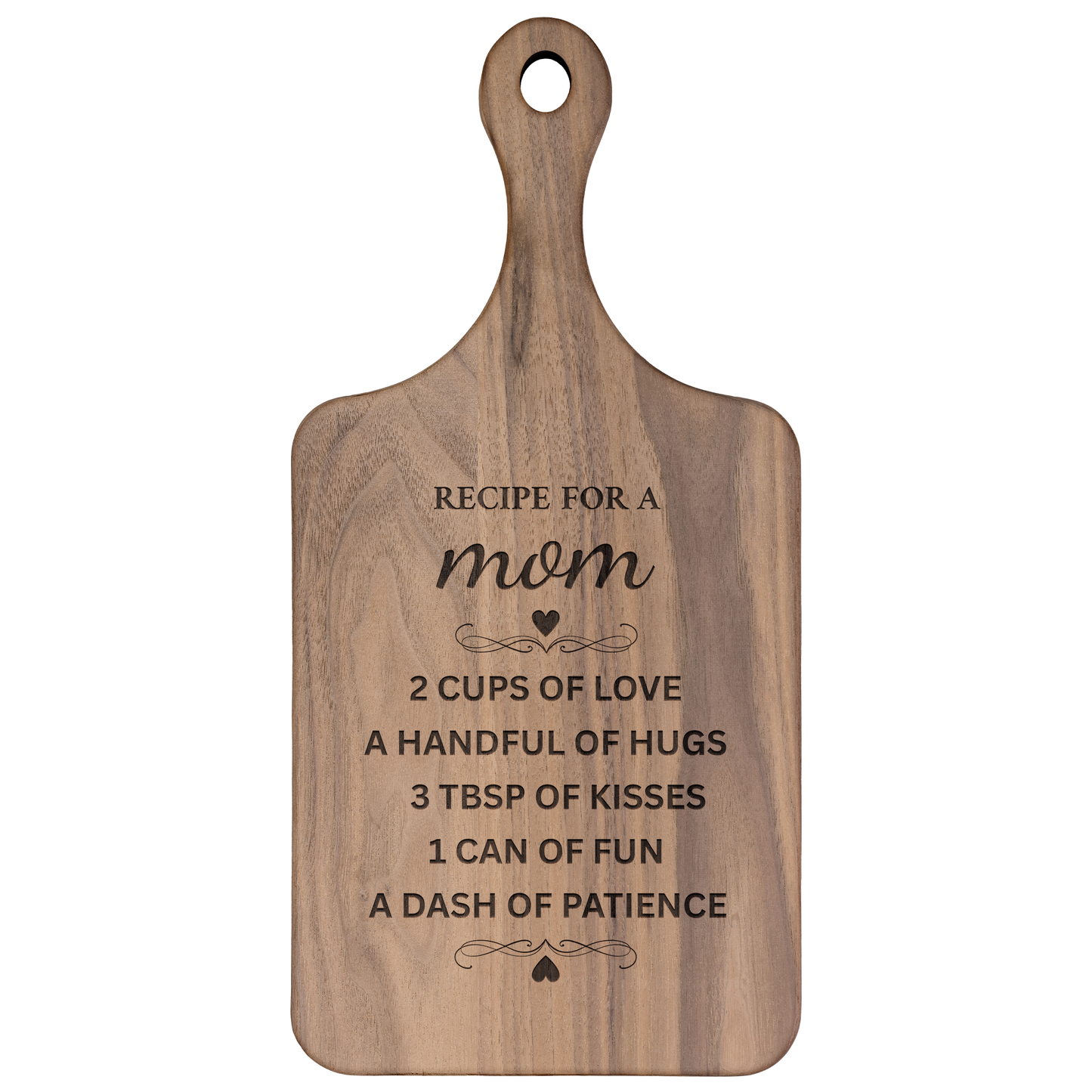 Recipe For Mom Cutting Board