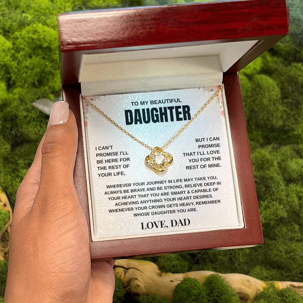 To My Daughter | Love Knot Necklace
