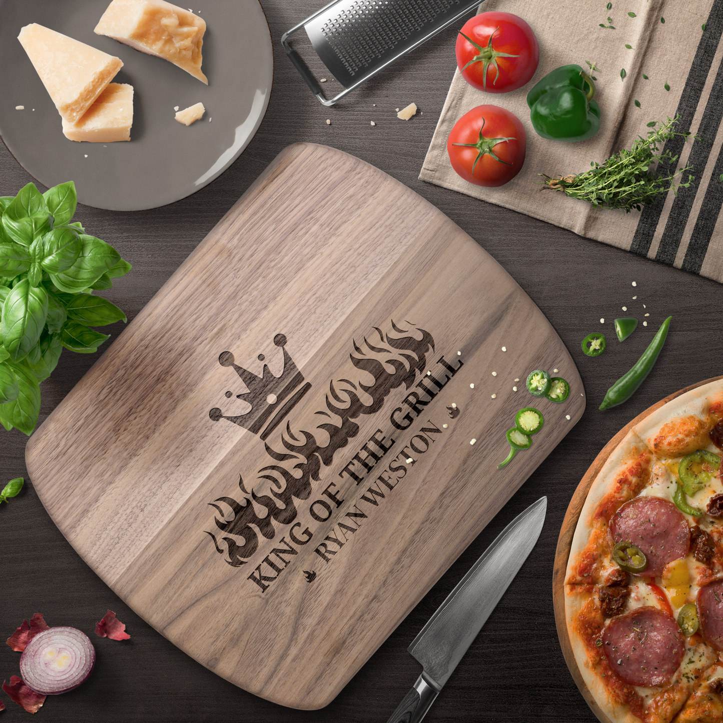 GRILLING |WOOD CUTTING BOARD