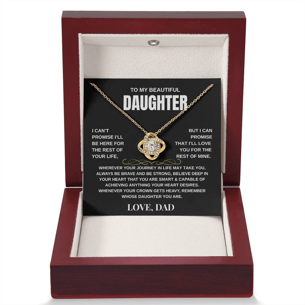 To My Daughter | Love Knot Necklace