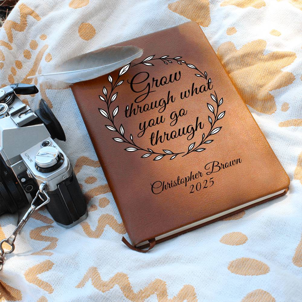 Vegan Leather Journal – Grow & Reflect Edition