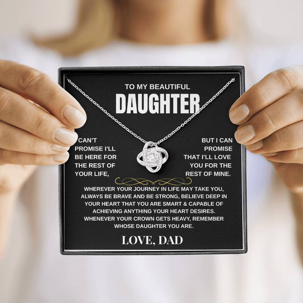 To My Daughter | Love Knot Necklace