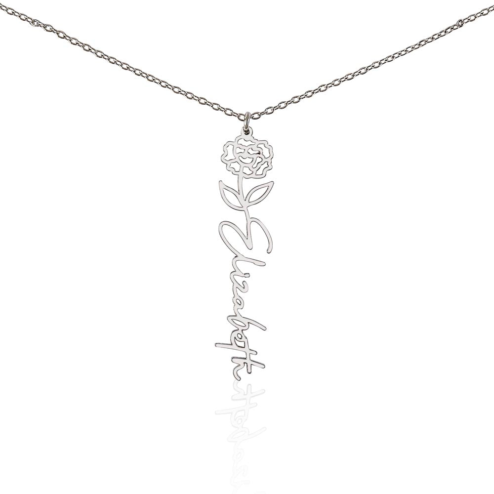 “Class of 2025 Graduation Necklace – Personalized Message Card with Signature Option”
