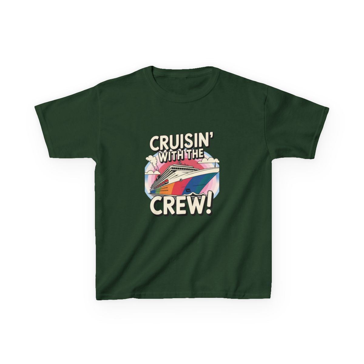 Cruising with the Crew Kids T-Shirt (personalized)