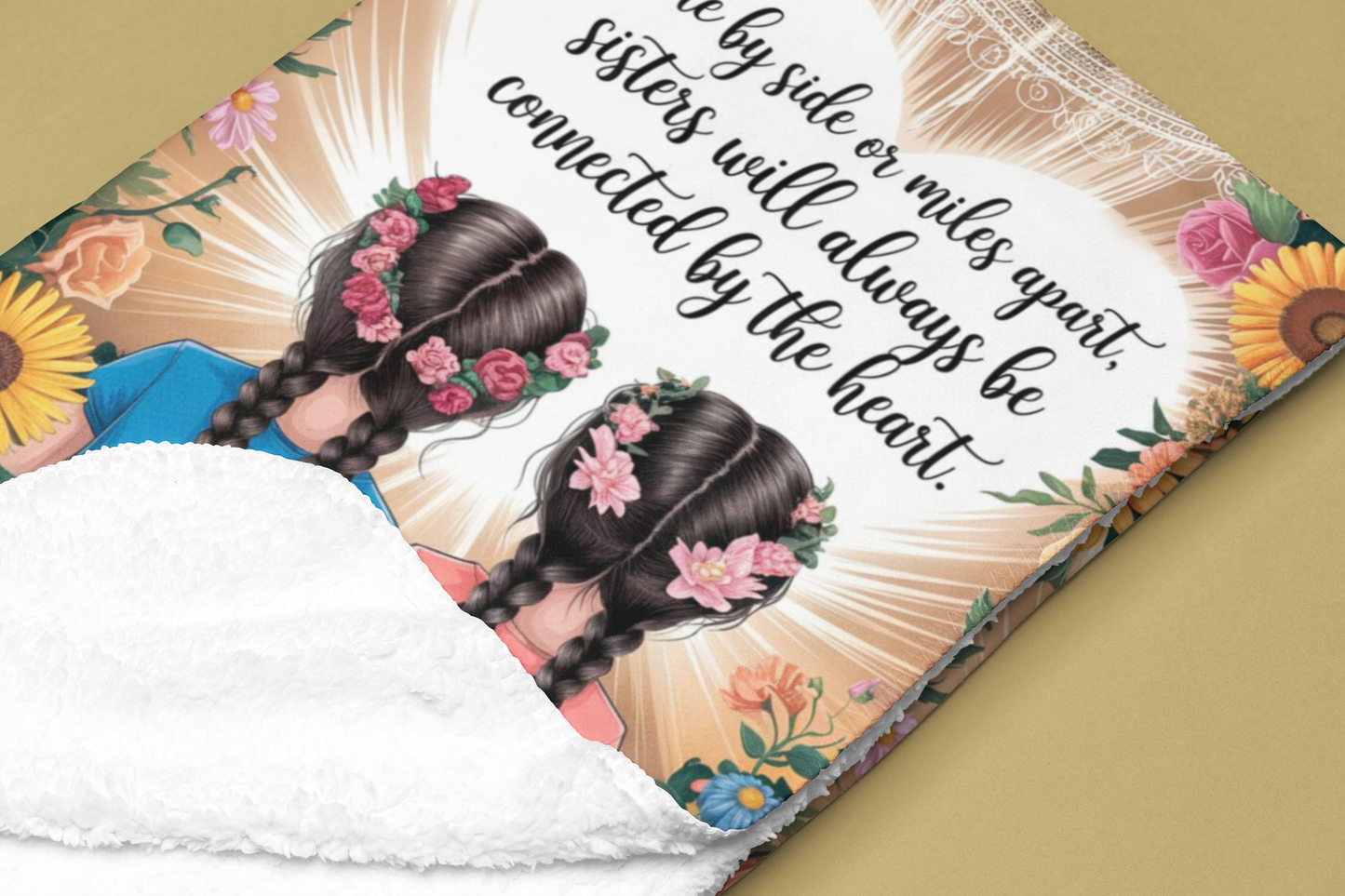 Side by.Side Sister Blanket