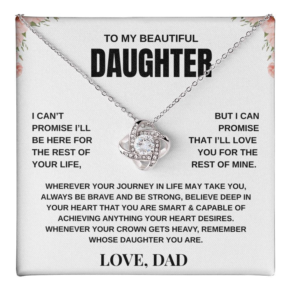 To My Daughter | Love Knot Necklace