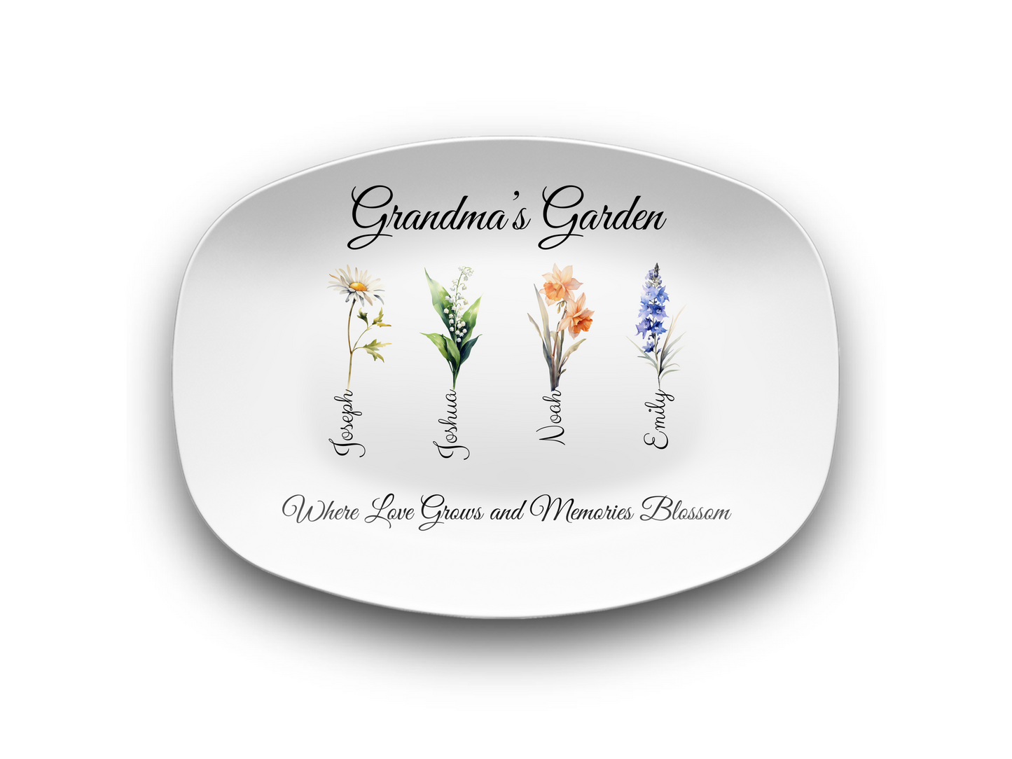 Grandma's Garden Platter