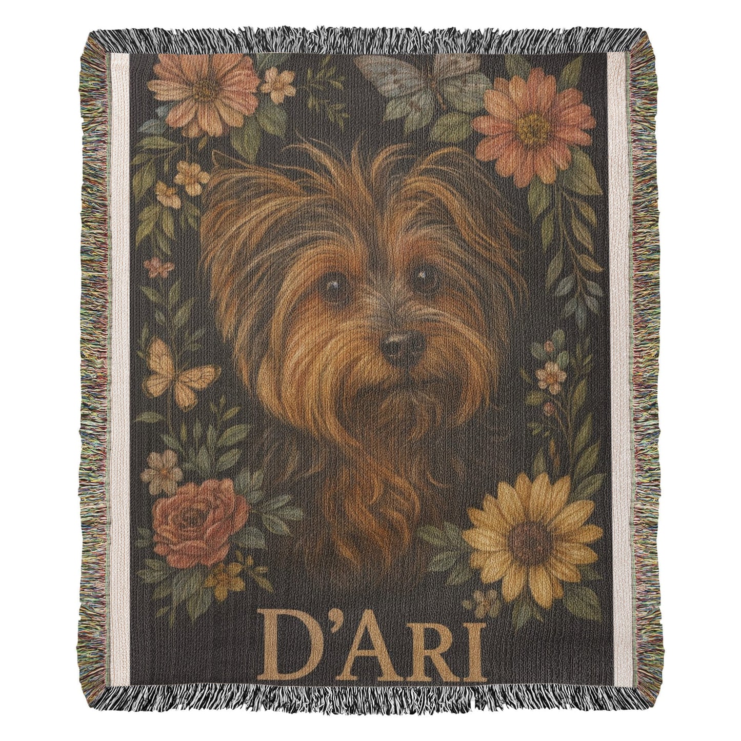 Artwork Heirloom Woven Blanket (Portrait)