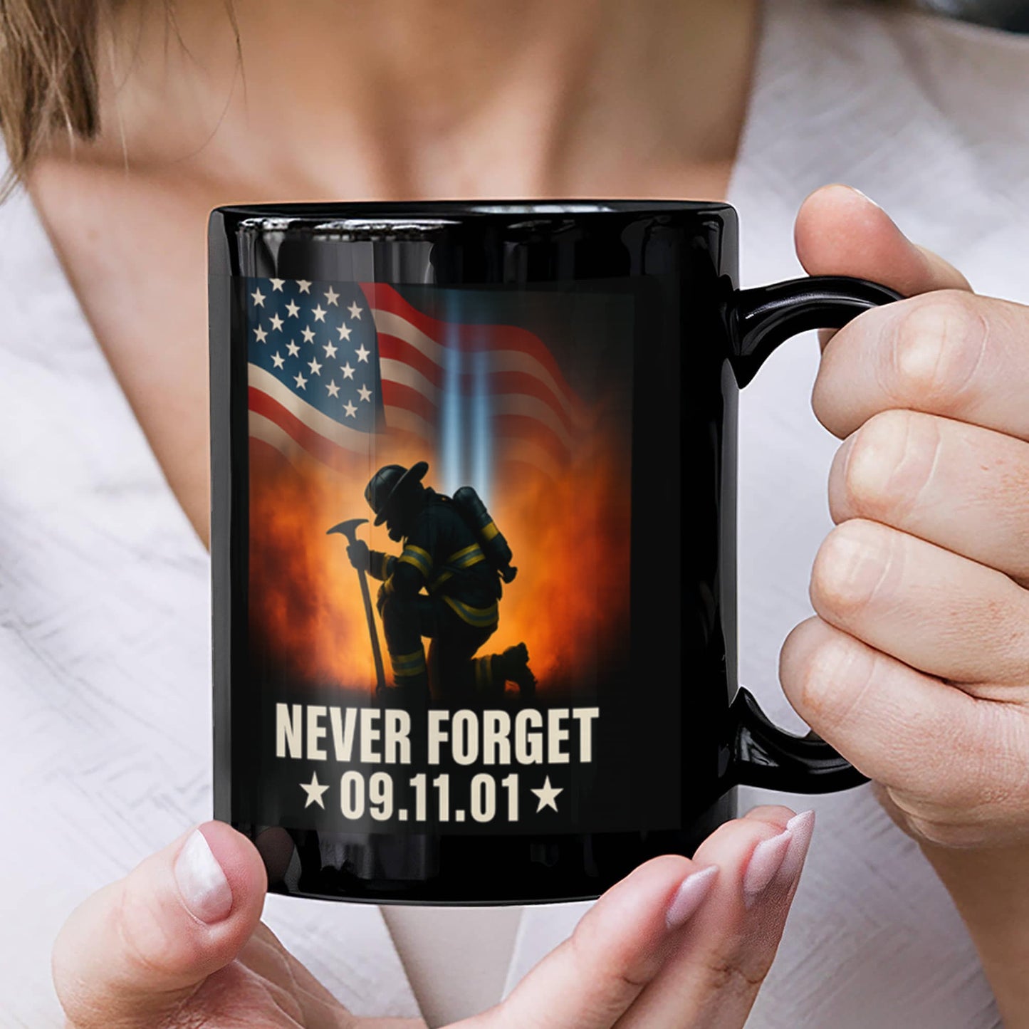 Wrap Yourself in Honor – 9/11 Memorial Sherpa Blanket + FREE Mug