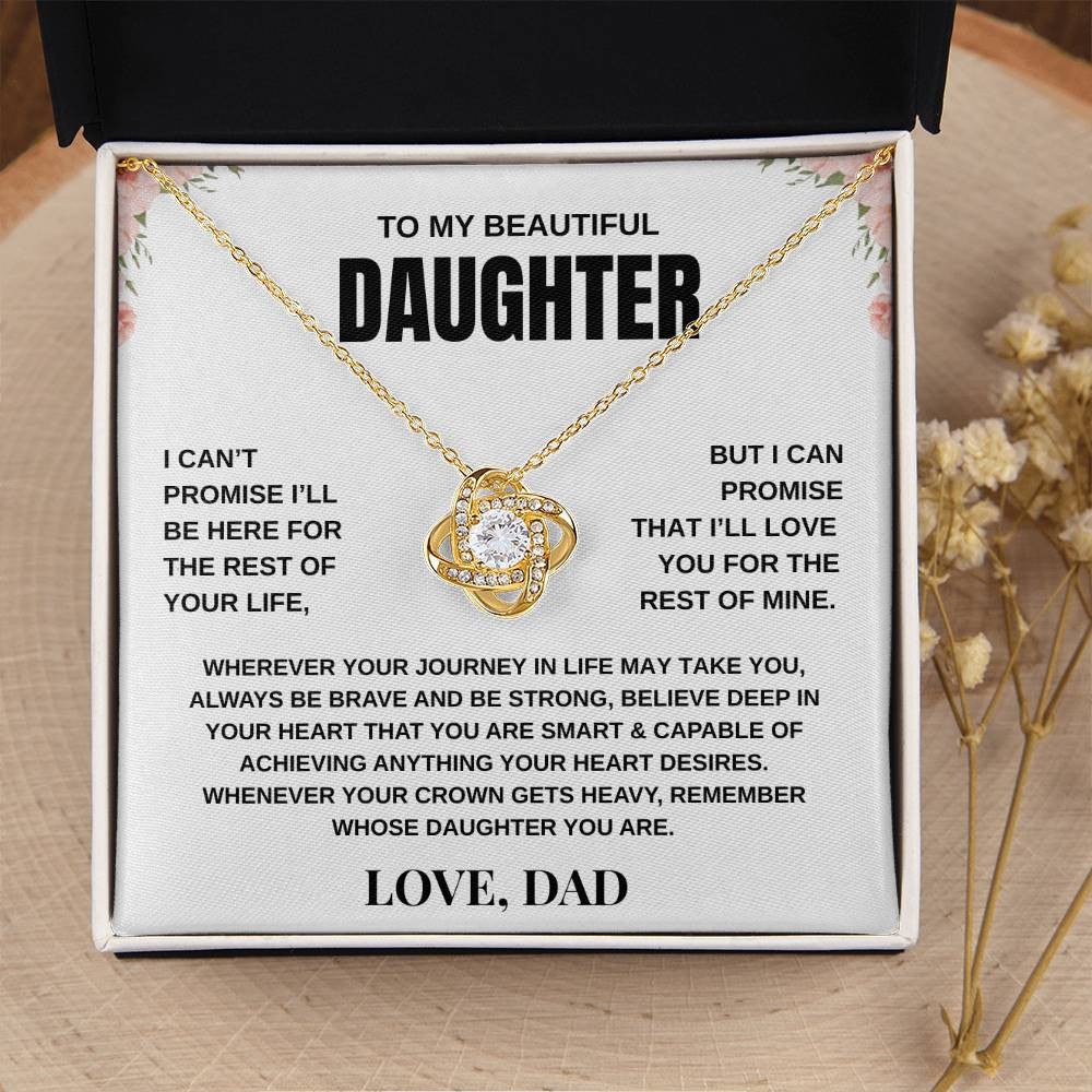 To My Daughter | Love Knot Necklace