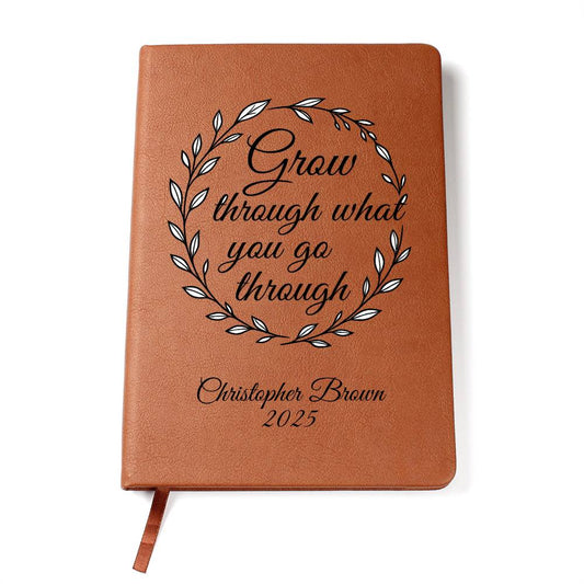 Vegan Leather Journal – Grow & Reflect Edition