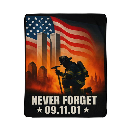 Wrap Yourself in Honor – 9/11 Memorial Sherpa Blanket + FREE Mug