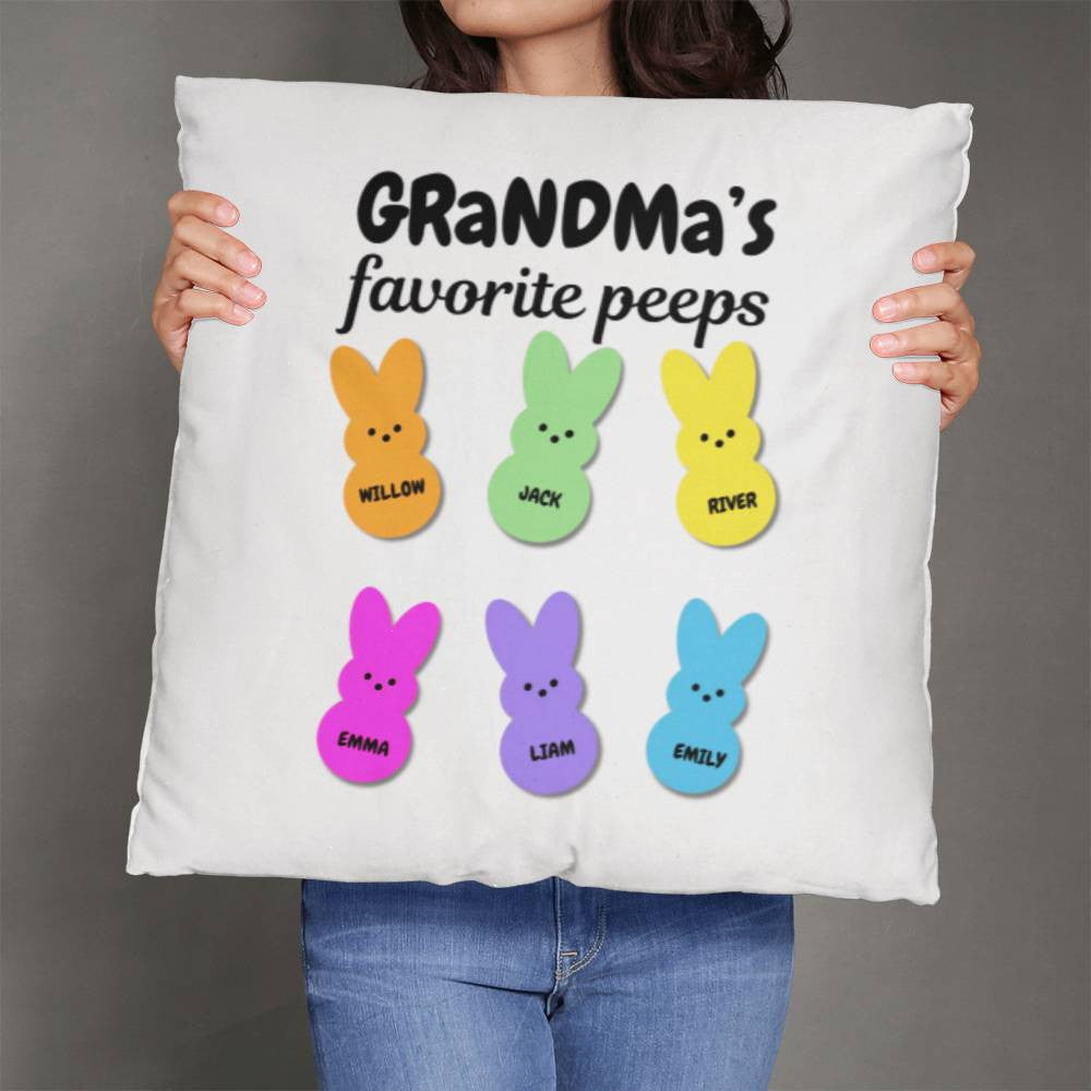 Grandma's Favorite Peeps Pillow