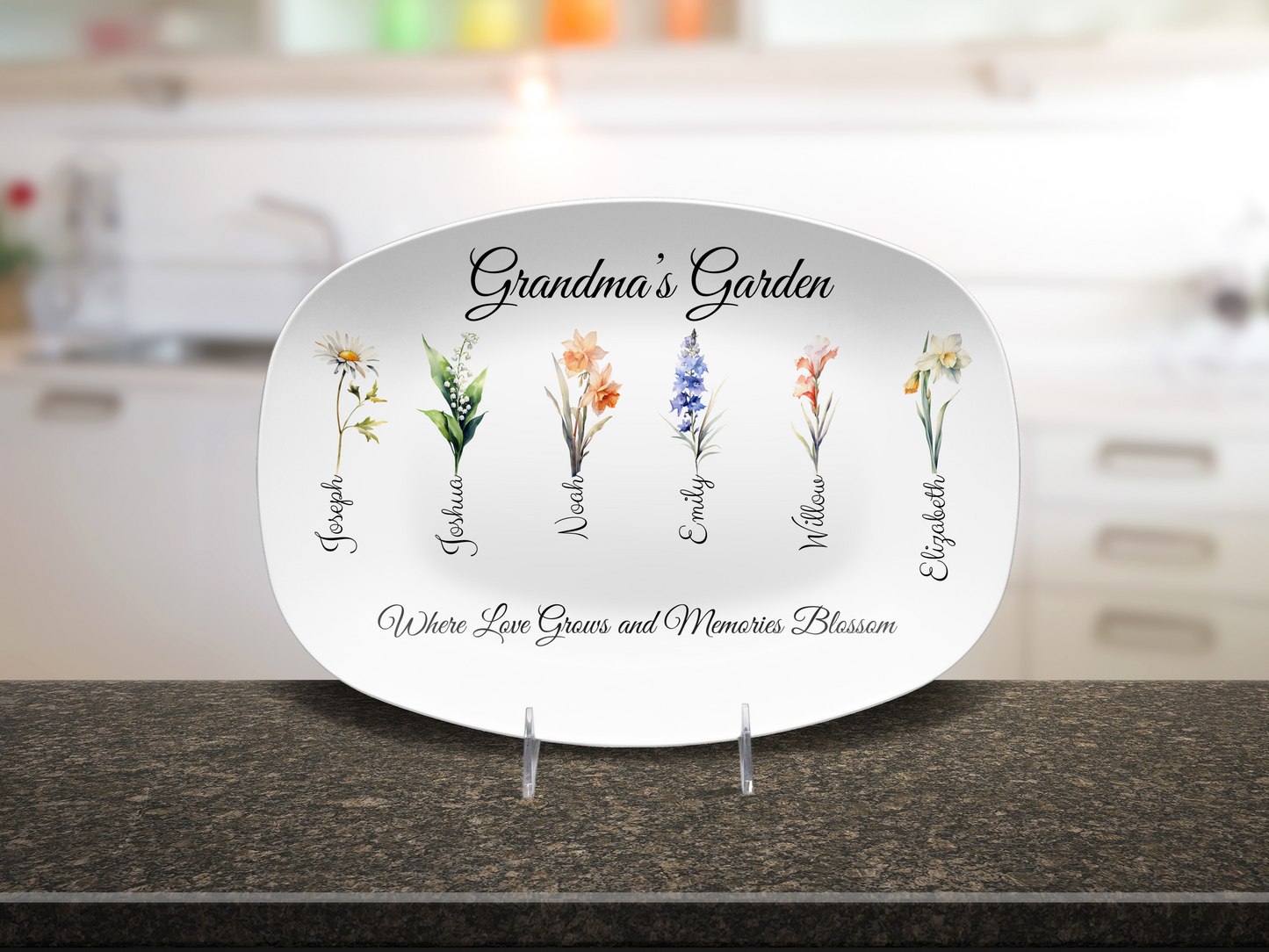 Grandma's Garden Platter