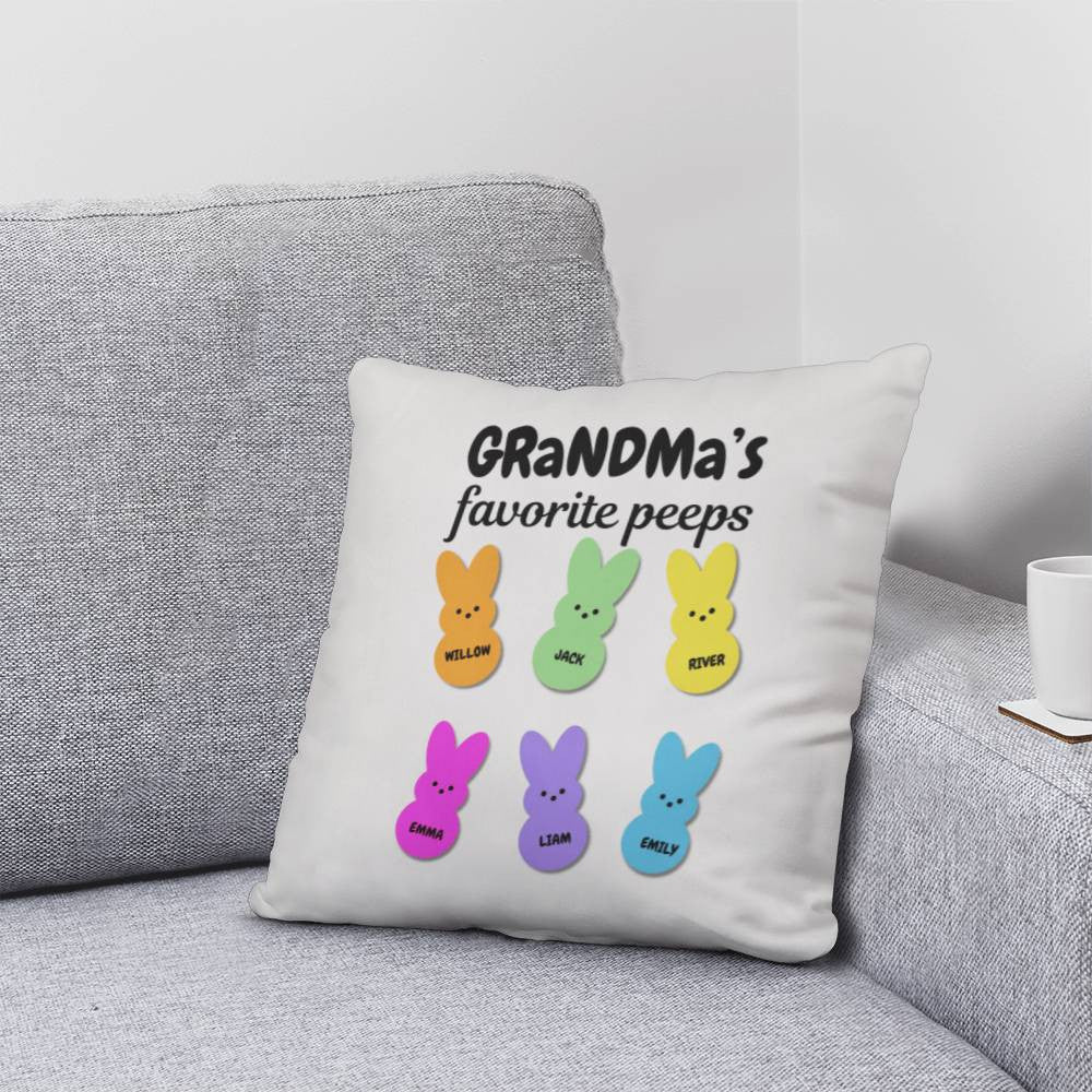 Grandma's Favorite Peeps Pillow