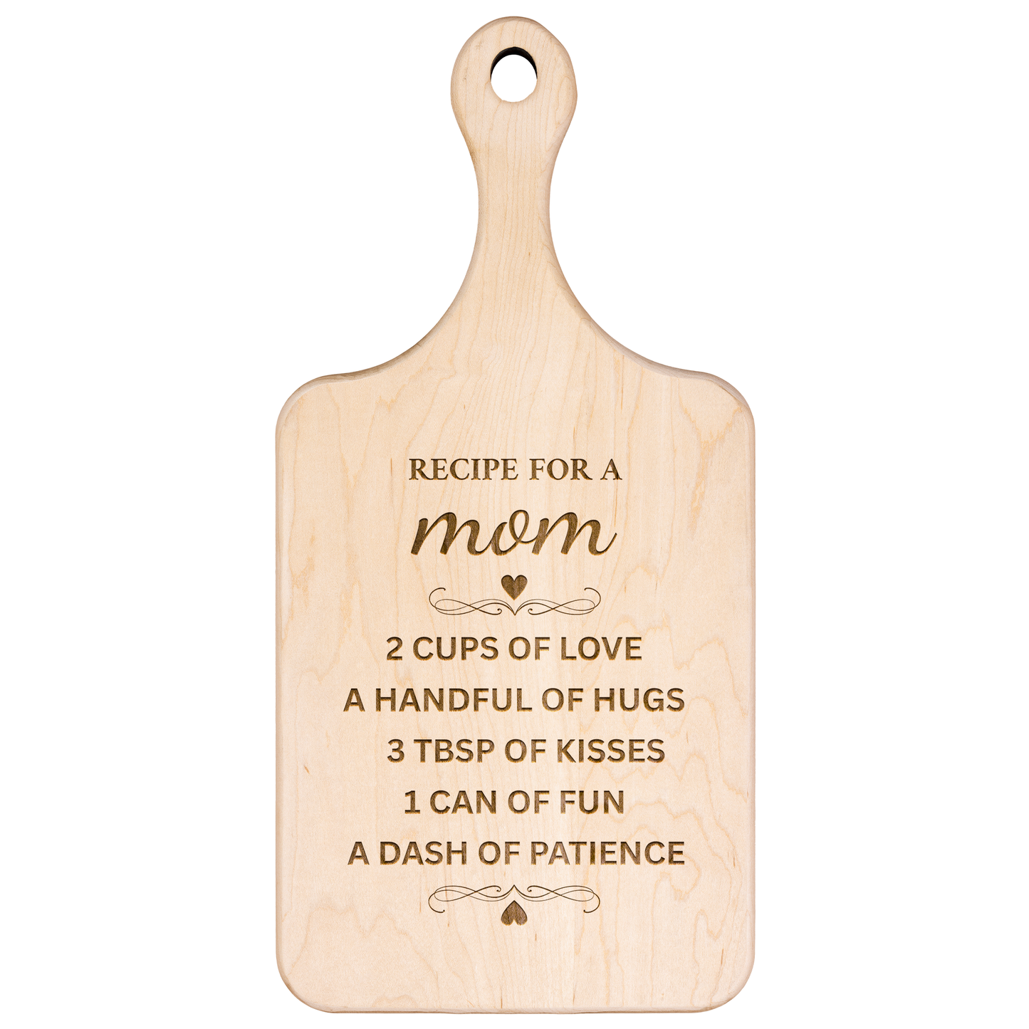 Recipe For Mom Cutting Board