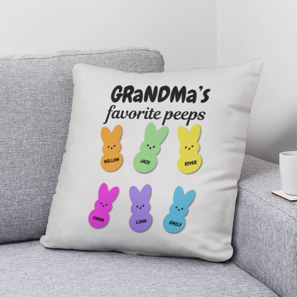 Grandma's Favorite Peeps Pillow