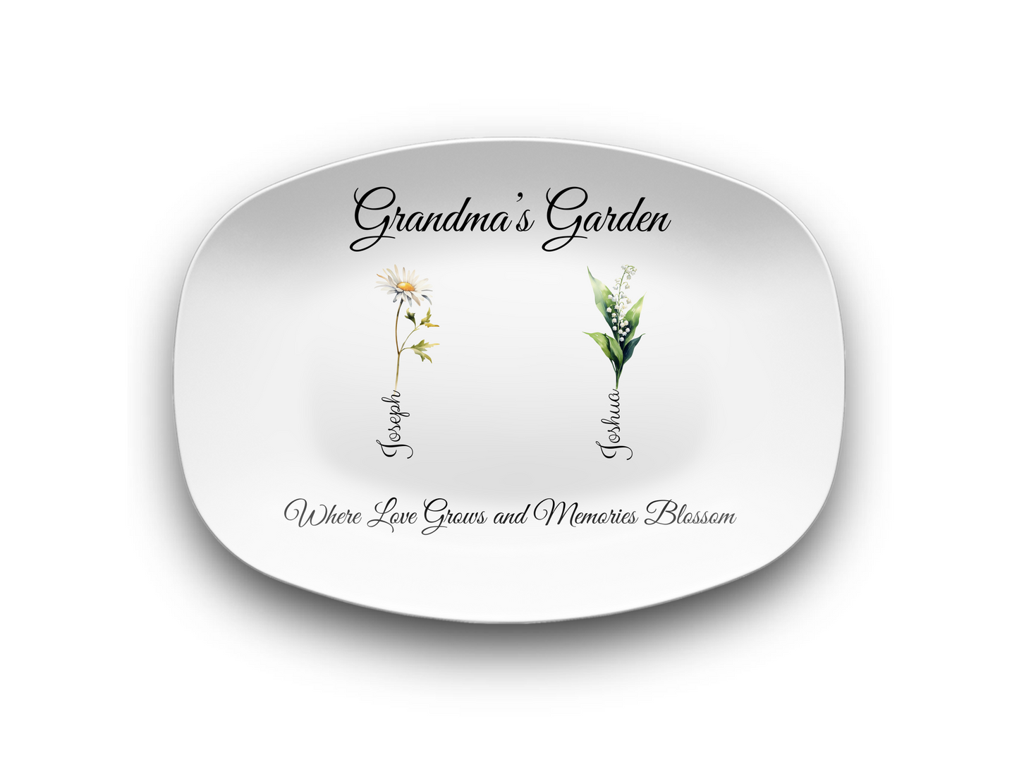 Grandma's Garden Platter