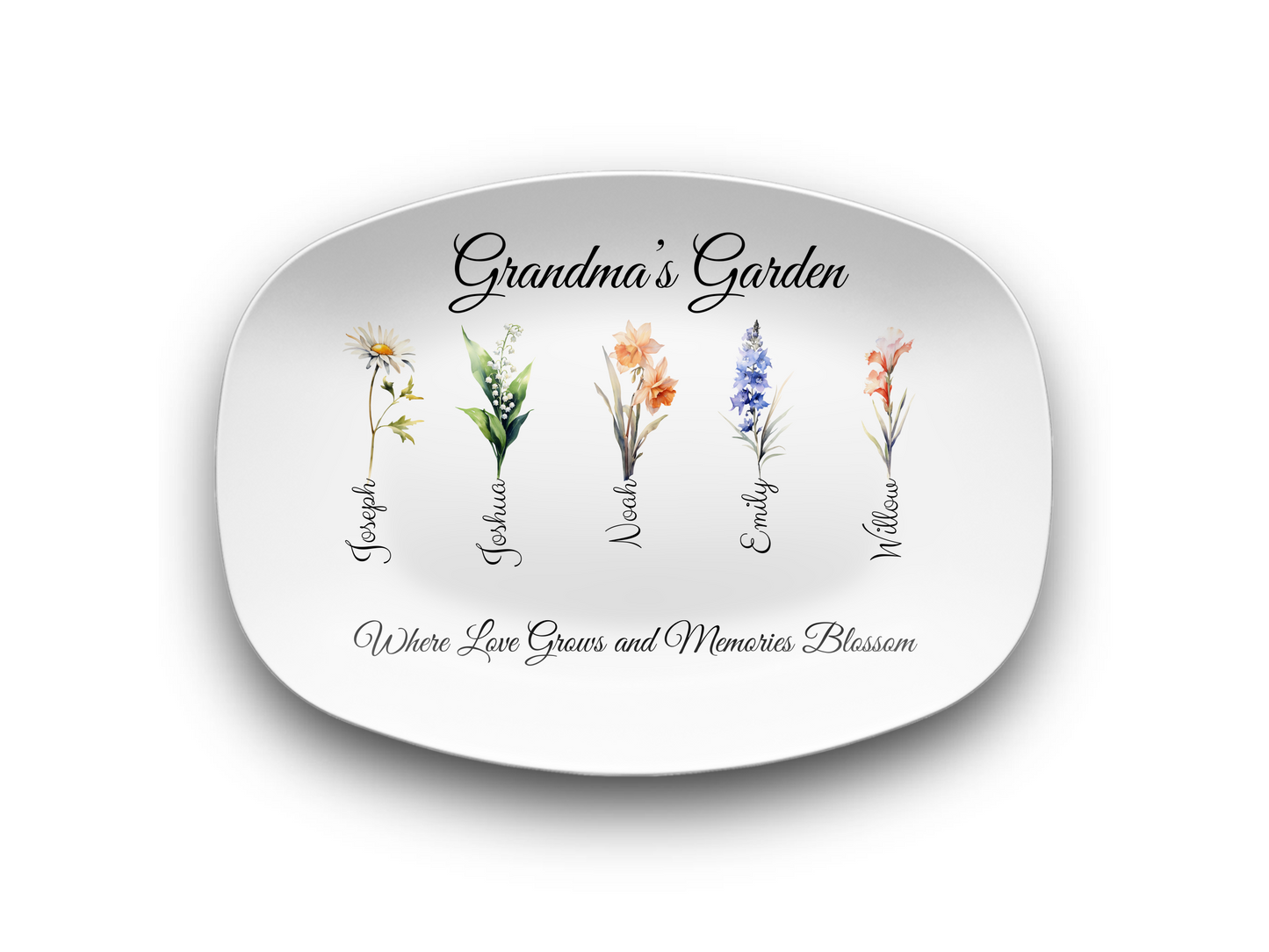 Grandma's Garden Platter