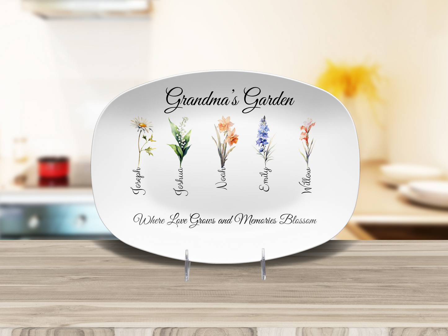 Grandma's Garden Platter