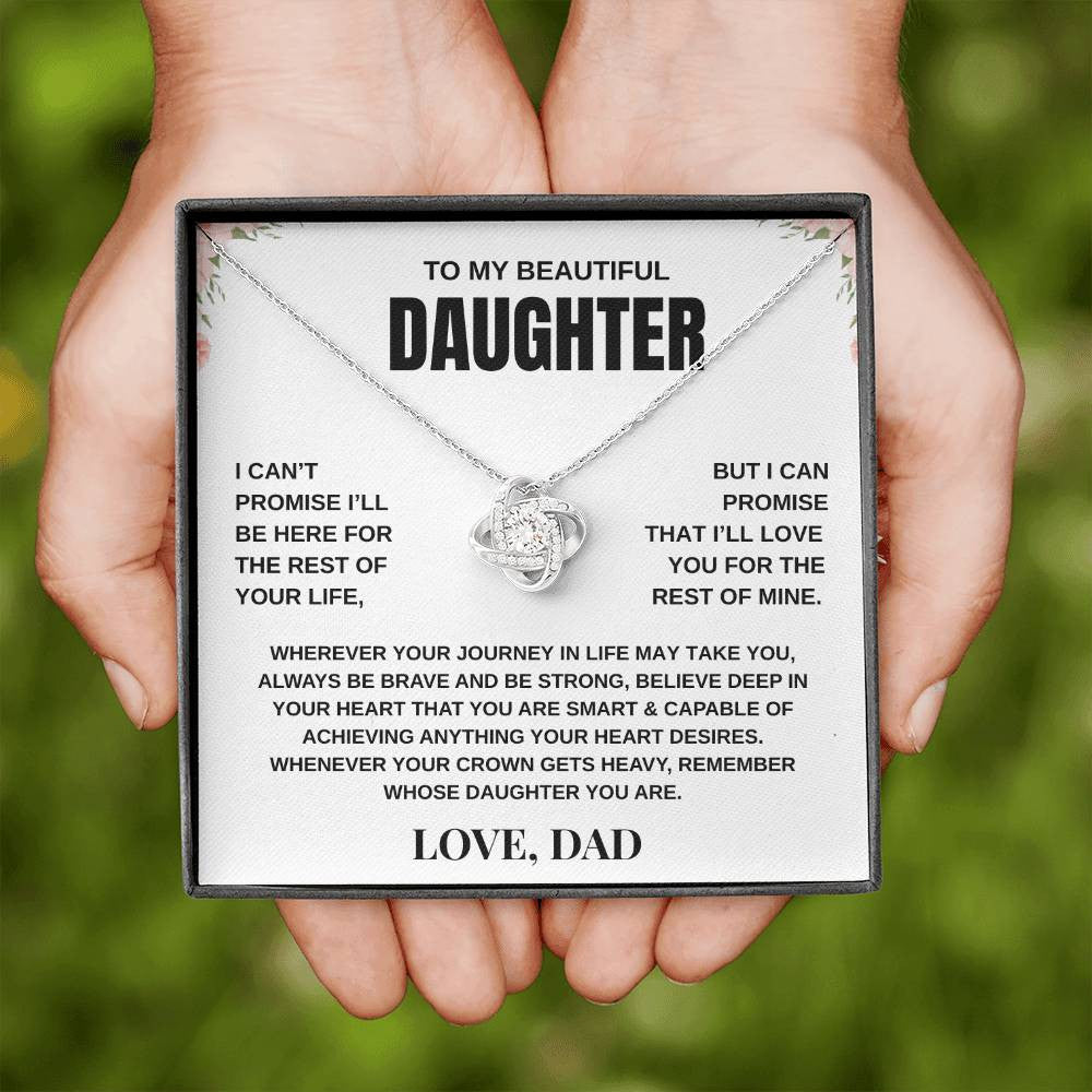 To My Daughter | Love Knot Necklace