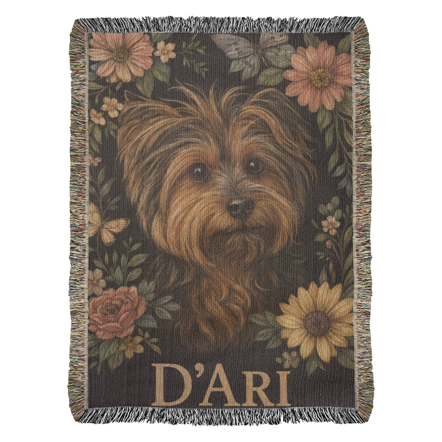 Artwork Heirloom Woven Blanket (Portrait)