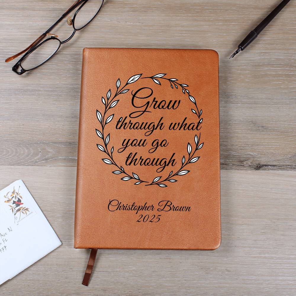 Vegan Leather Journal – Grow & Reflect Edition