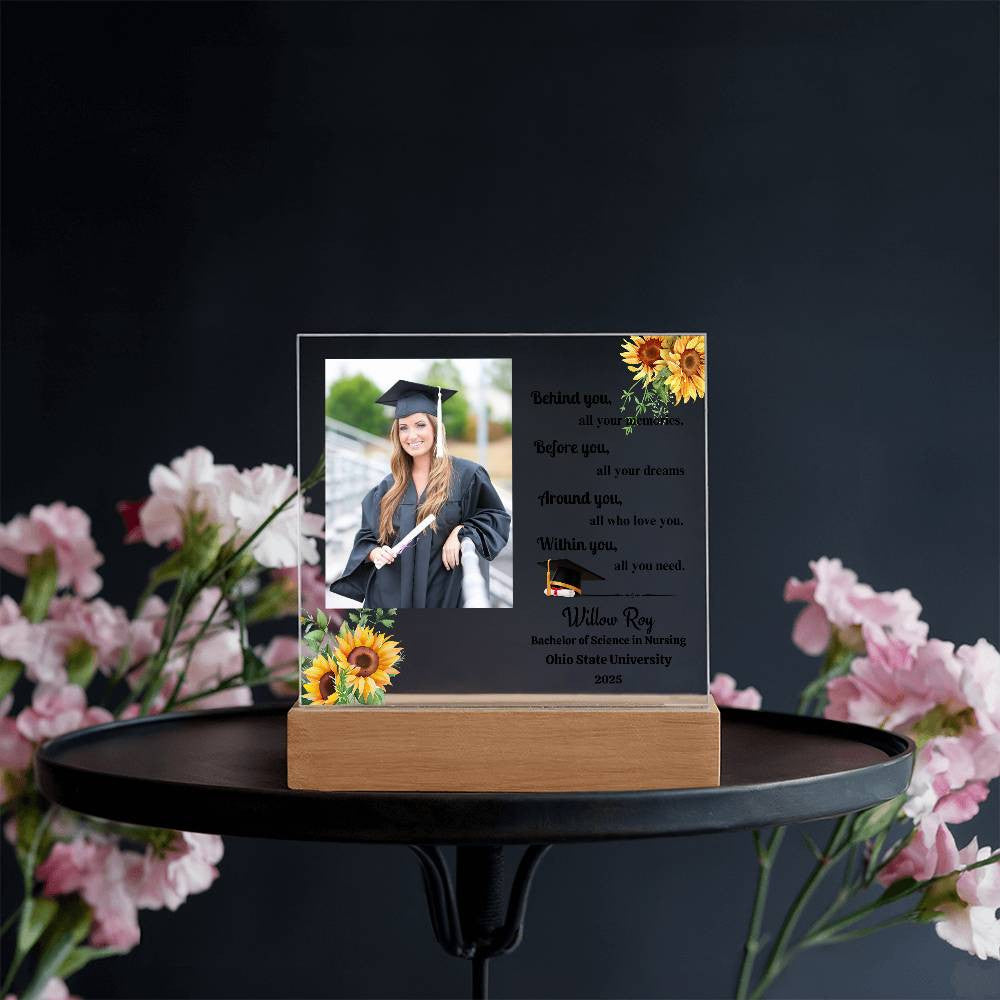 Behind You, Before You, Around You Plaque