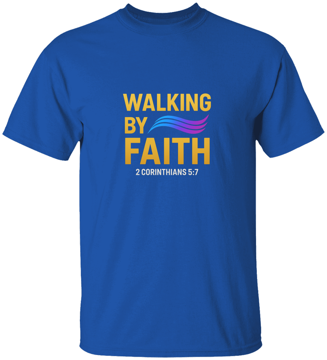 “Walk By Faith” Dove Christian T-Shirt – Unisex Scripture Tee for Believers