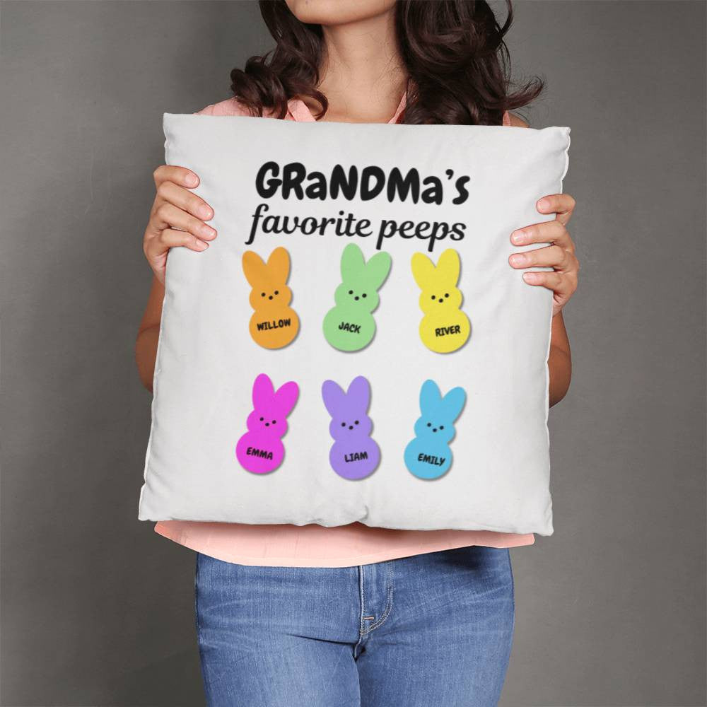 Grandma's Favorite Peeps Pillow