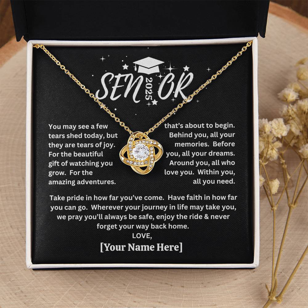 Custom Gift For Graduation "Tears of Joy" Necklace