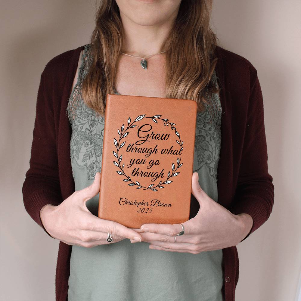 Vegan Leather Journal – Grow & Reflect Edition