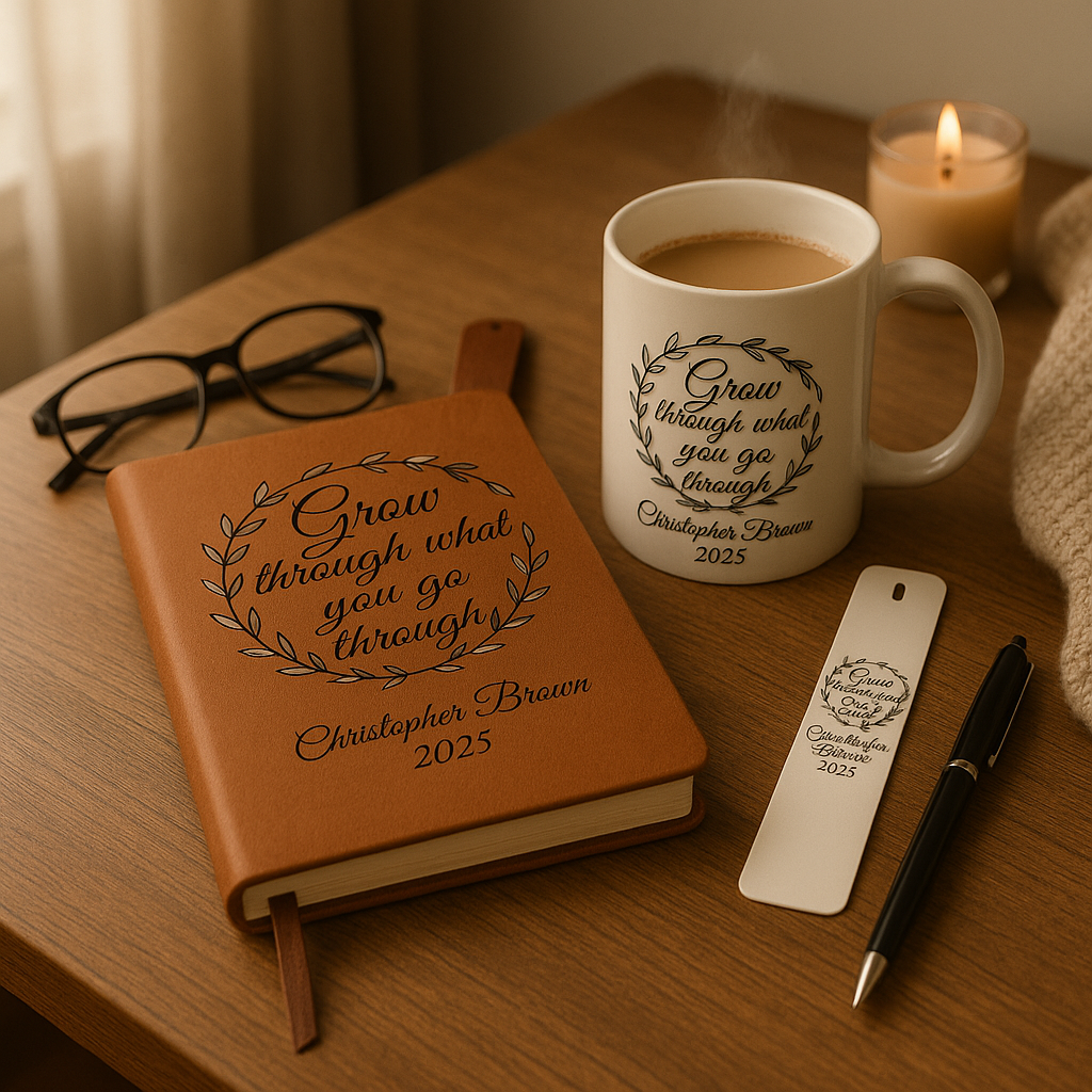 Vegan Leather Journal – Grow & Reflect Edition