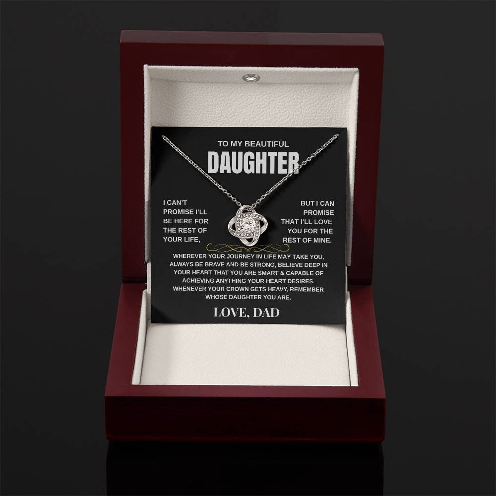 To My Daughter | Love Knot Necklace