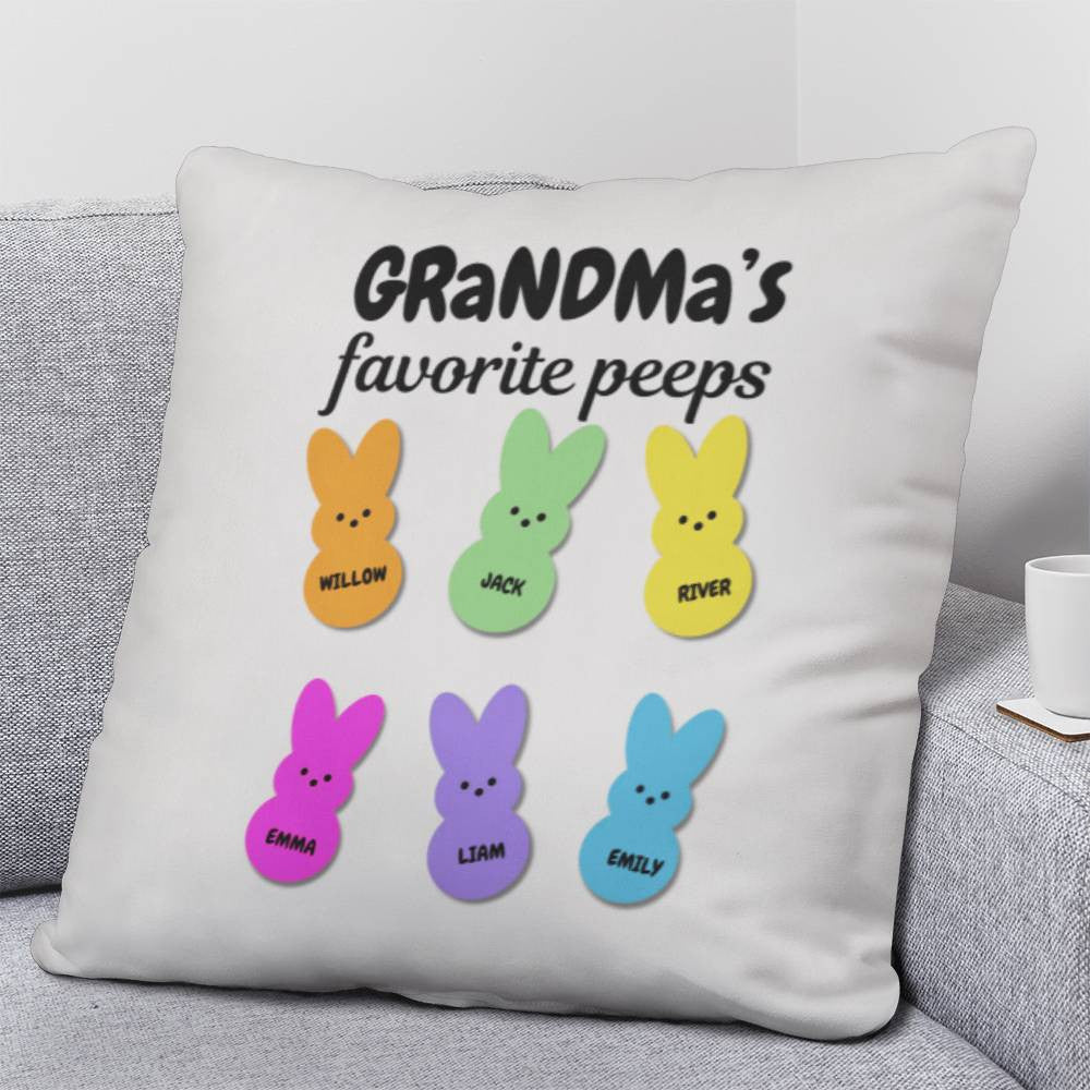 Grandma's Favorite Peeps Pillow