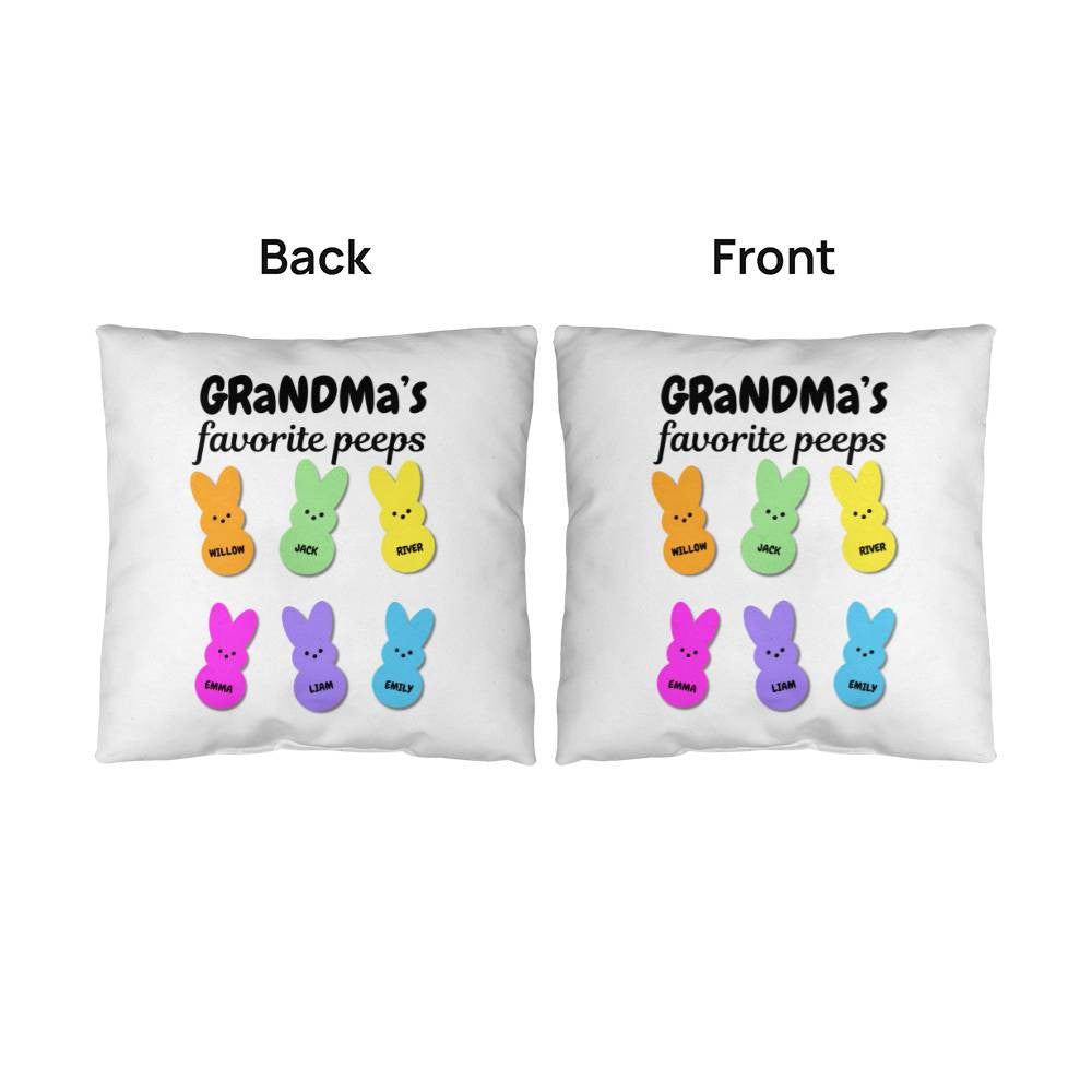 Grandma's Favorite Peeps Pillow