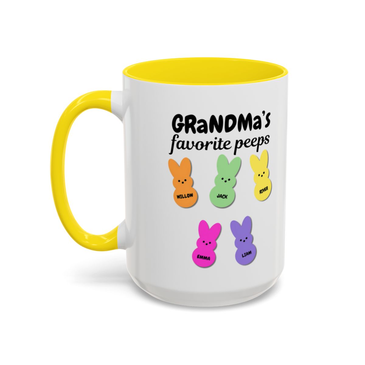 Grandma's Peeps Accent Coffee Mug