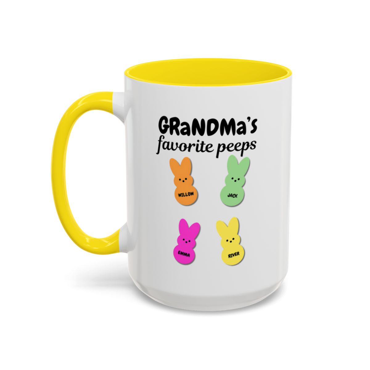 Grandma's Peeps Accent Coffee Mug
