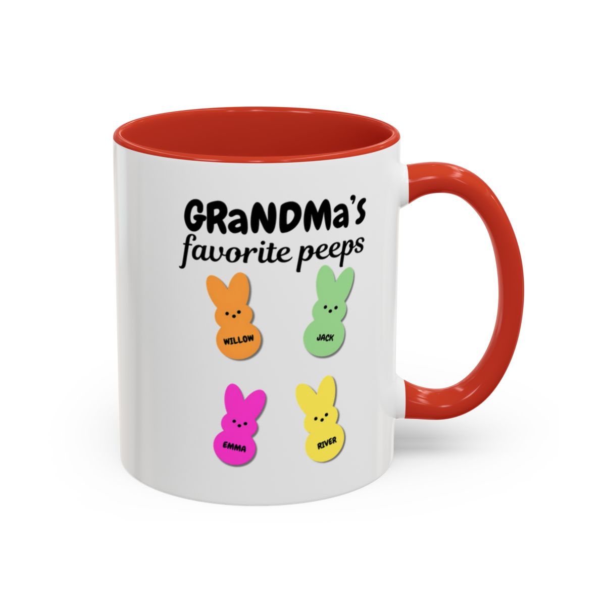 Grandma's Peeps Accent Coffee Mug